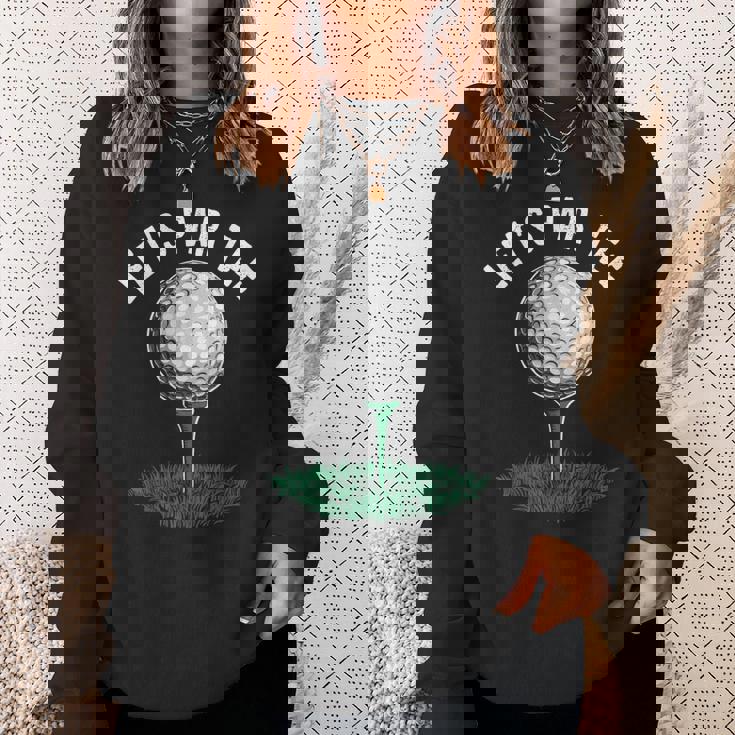 レッツパーティー 面白いゴルフ愛好家 ゴルファー ゴルフ愛好家 スウェットシャツ 彼女への贈り物