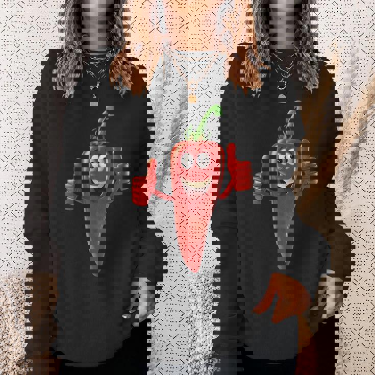 レッドパプリカ スウェットシャツ 彼女への贈り物