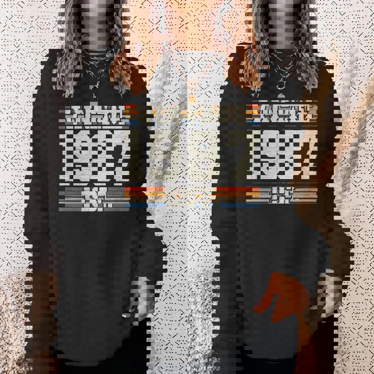 レトロ 38 年 ヴィンテージ 1987年 創業 38 周年 スウェットシャツ 彼女への贈り物