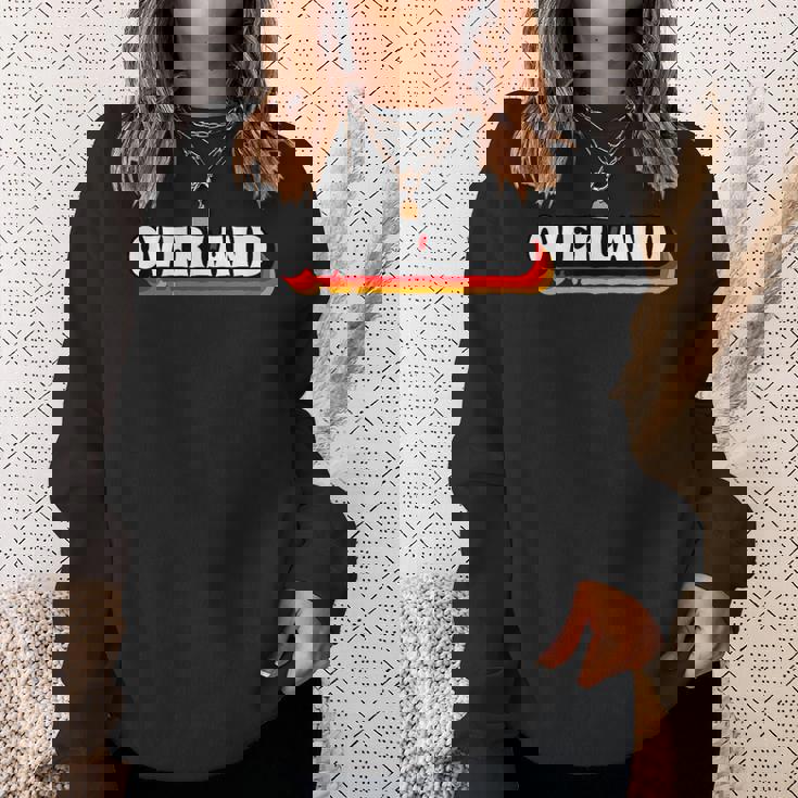 レトロ オーバーランド スウェットシャツ 彼女への贈り物