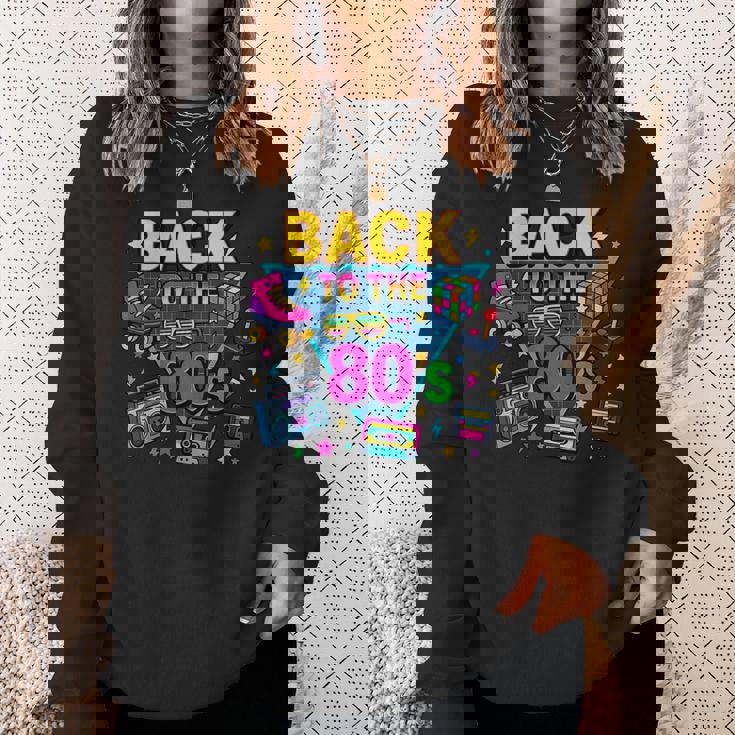 レトロ カセット ラジカセ アーケード ローラースケート バックトゥ 80年代 スウェットシャツ 彼女への贈り物