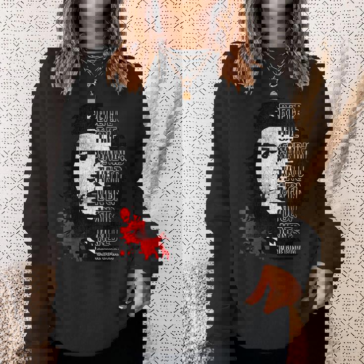 レトロ チェ・ゲバラアドミラー 革命的な引用句 ミーム スウェットシャツ 彼女への贈り物