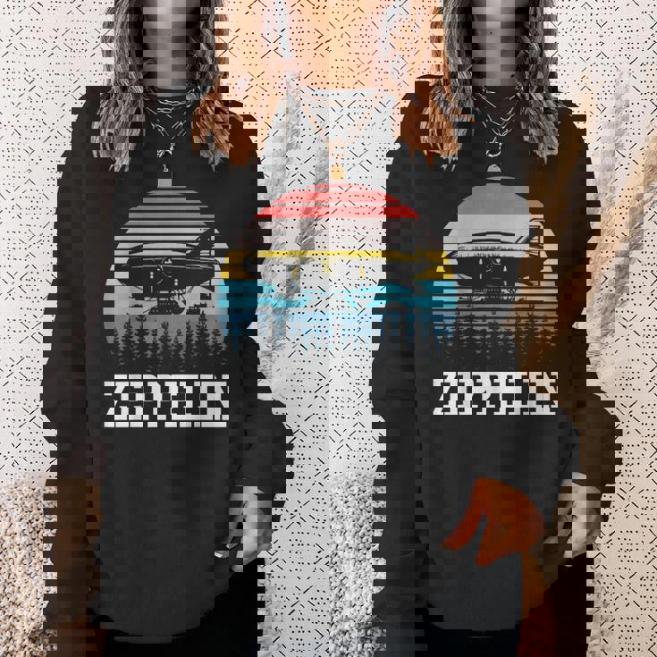 レトロ ツェッペリン 70年代 80年代 飛行船 ツェッペリン ツェップリン スウェットシャツ 彼女への贈り物