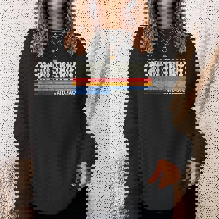 レトロ ヴィンテージ 70年代80年代スタイル カンタベリー イギリス スウェットシャツ 彼女への贈り物