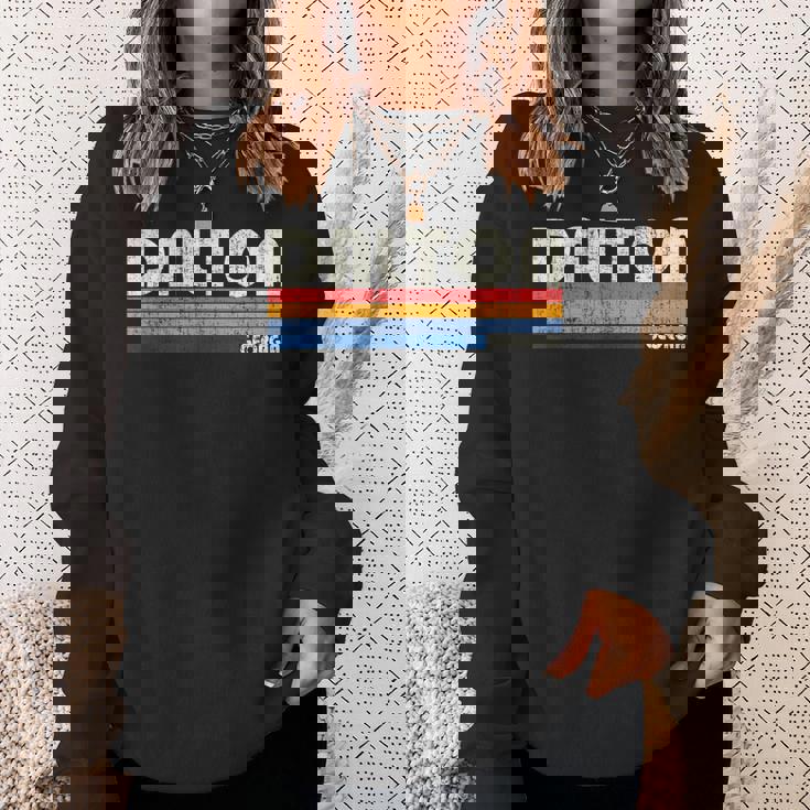 レトロ ヴィンテージ 70年代80年代スタイル ジョージア州ダルトン スウェットシャツ 彼女への贈り物