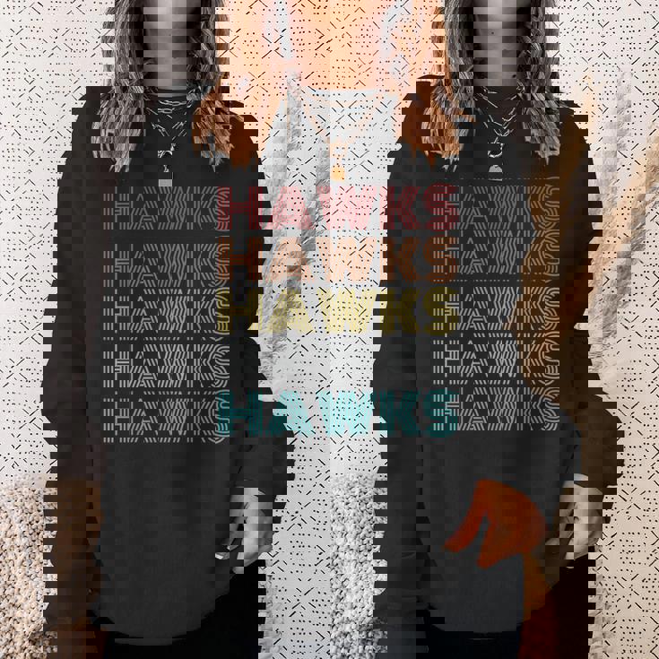 レトロ ヴィンテージ ホークス スウェットシャツ 彼女への贈り物