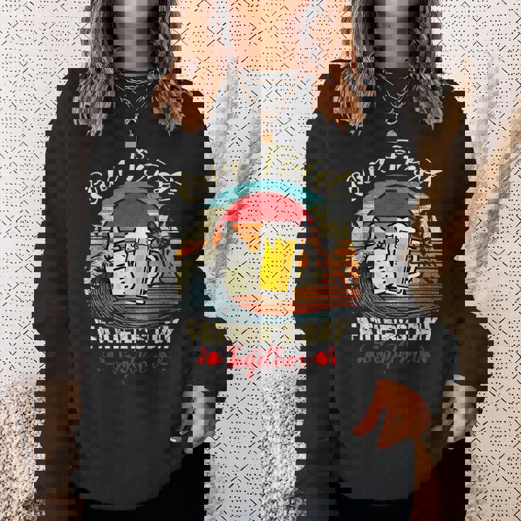 レトロ ヴィンテージ 父の日 初めての父の日 一緒に スウェットシャツ 彼女への贈り物