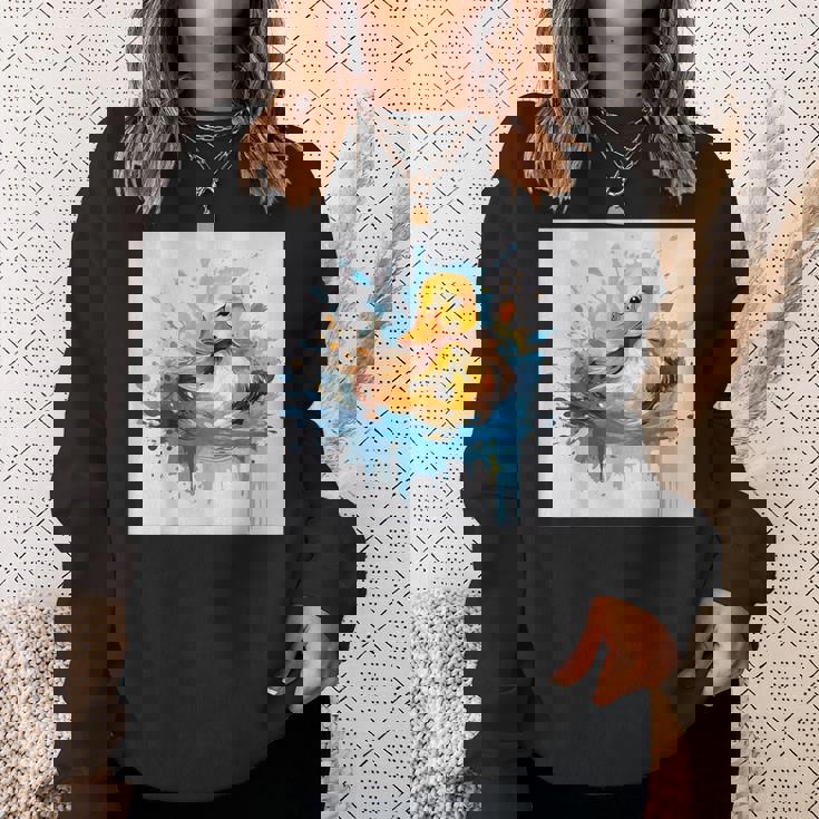 レトロアヒル スウェットシャツ 彼女への贈り物