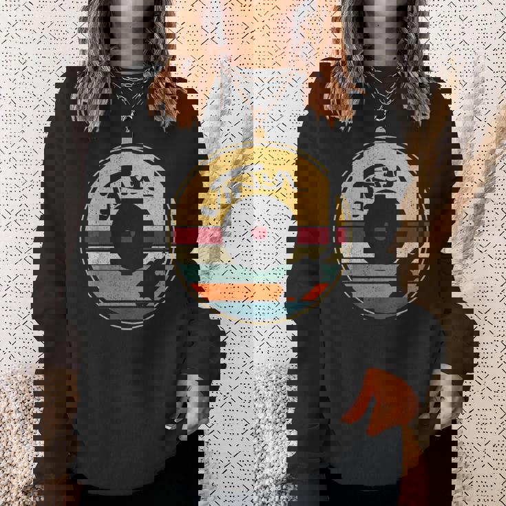 レトロビニールレコード ヴィンテージビニール Lpレコード スウェットシャツ 彼女への贈り物