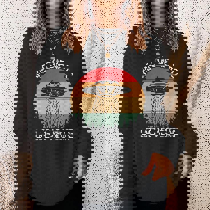 レトロベガス Ufo サイティング エイリアン メンズ レディース スウェットシャツ 彼女への贈り物