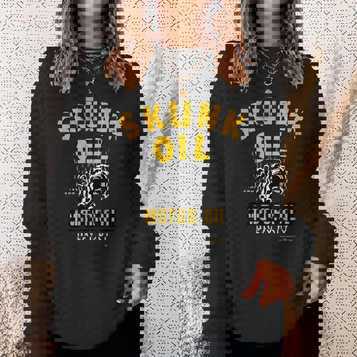 レトロヴィンテージ スカンクオイル モーターオイル スウェットシャツ 彼女への贈り物