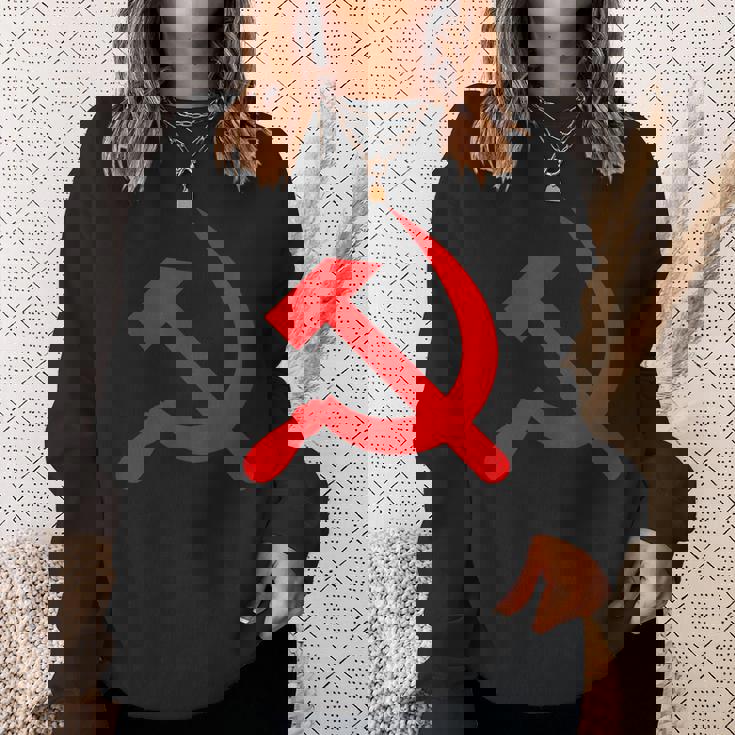 ロシア国旗 ロシア ソビエト ハンマーと鎌 Cccp ソ連 ギフト スウェットシャツ 彼女への贈り物