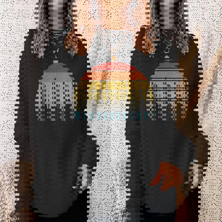 ロックピッキングレトロサンセット ロックピッカーとロックスミス スウェットシャツ 彼女への贈り物