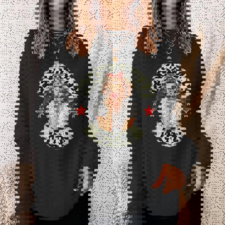 ロックンロール ロカビリー 40年代と50年代 ピンナップガール スウェットシャツ 彼女への贈り物