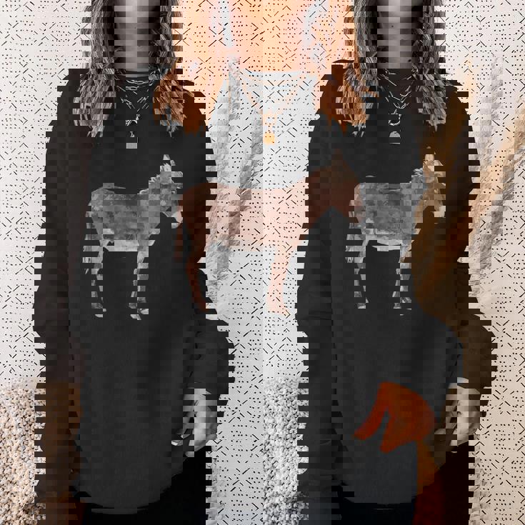 ロバ好きへのロバギフト 家畜 ロバ スウェットシャツ 彼女への贈り物