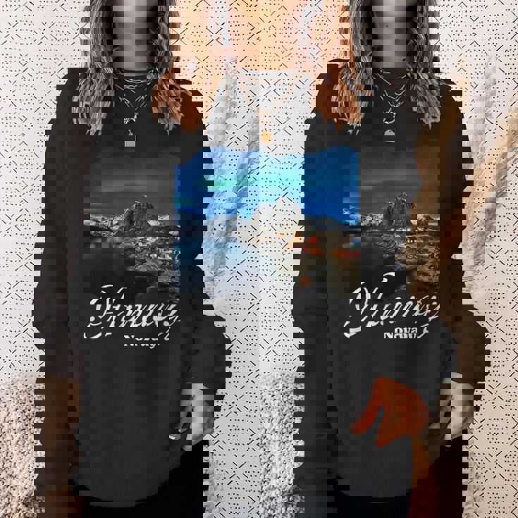 ロフォーテン諸島 ノルウェー お土産ハムノイ スウェットシャツ 彼女への贈り物