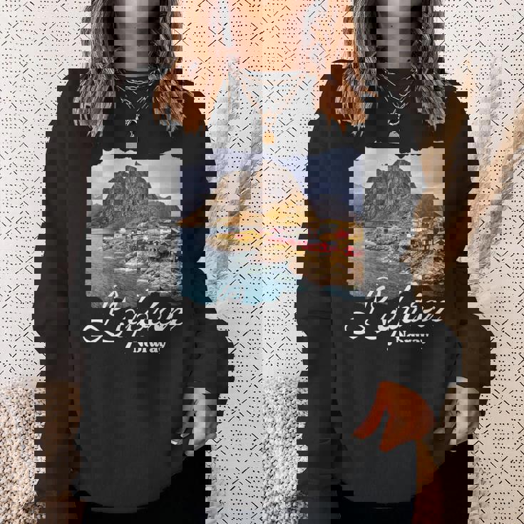ロフォーテン諸島ノルウェーお土産ロフォーテン 長袖tシャツ スウェットシャツ 彼女への贈り物