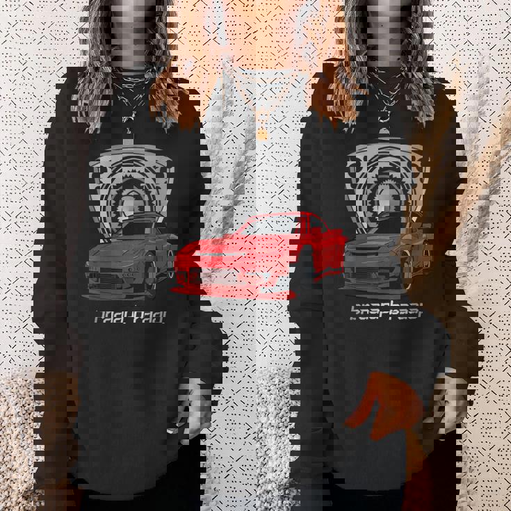 ロータリーエンジン 13B カーミート チューニング Rx ジャパン ローター ライフ Braaap スウェットシャツ 彼女への贈り物