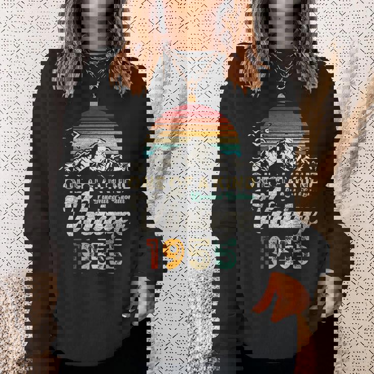 ヴィンテージ 1955 誕生日 70年 マウンテン レトロ スウェットシャツ 彼女への贈り物