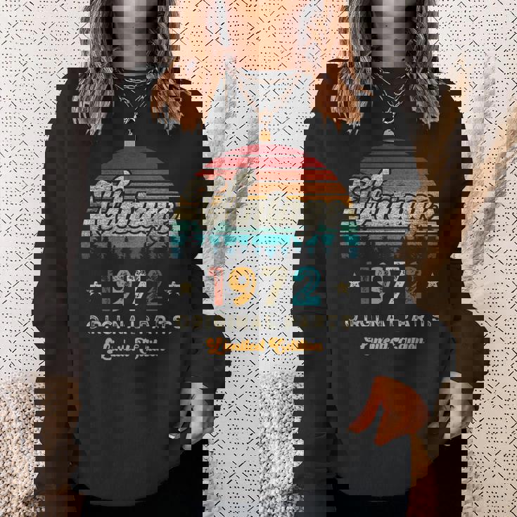 ヴィンテージ 1972 バースデー 53年限定品 スウェットシャツ 彼女への贈り物