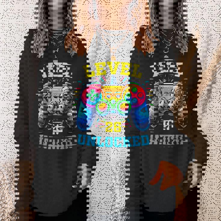 ヴィンテージ 26歳の誕生日 ゲーマー 26歳のギフト 26歳の誕生日 スウェットシャツ 彼女への贈り物