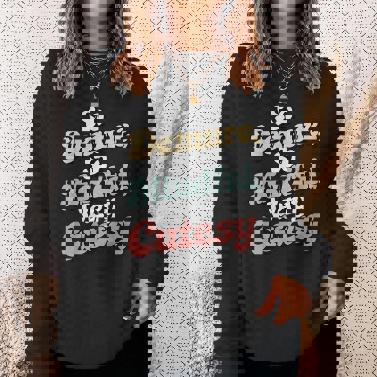 ヴィンテージ とても控えめで、とてもマインドフルで、とてもキュートでレトロな控えめなピンク。 スウェットシャツ 彼女への贈り物