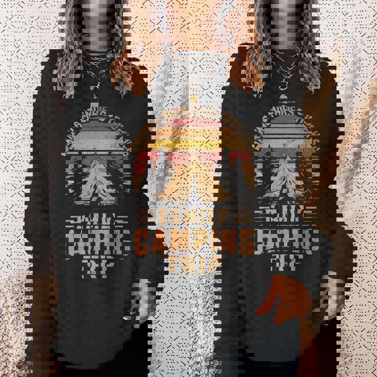 ヴィンテージ キャンパー キャンプ ファミリー キャンプ 旅行 2024 マッチング グループ スウェットシャツ 彼女への贈り物