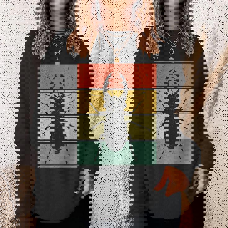 ヴィンテージ クワガタ カブトムシ 虫 スウェットシャツ 彼女への贈り物