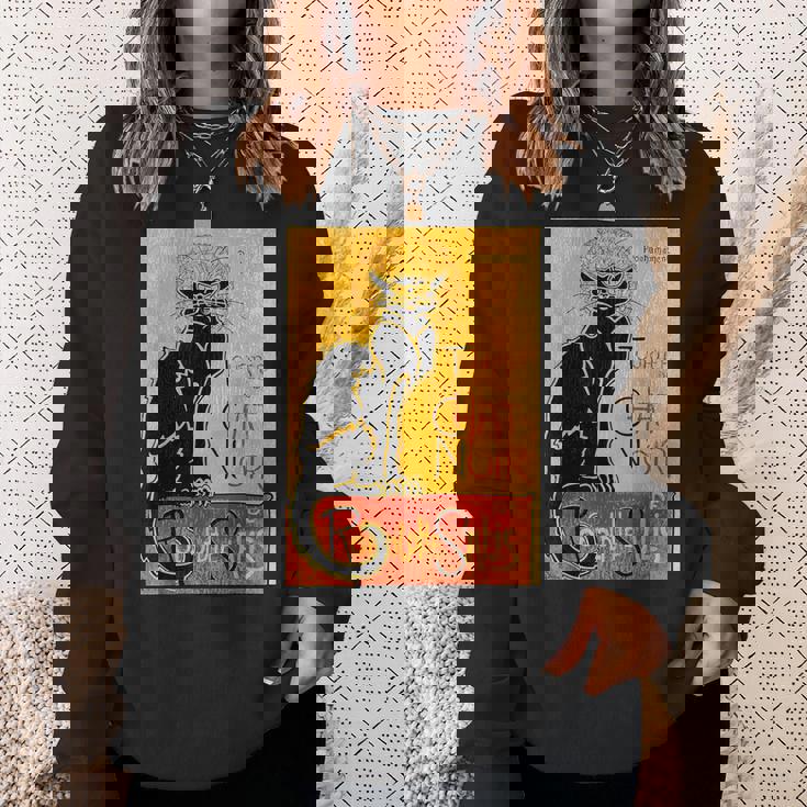 ヴィンテージ トゥール デュ シャ ノワール クロネコ ハロウィン用 スウェットシャツ 彼女への贈り物