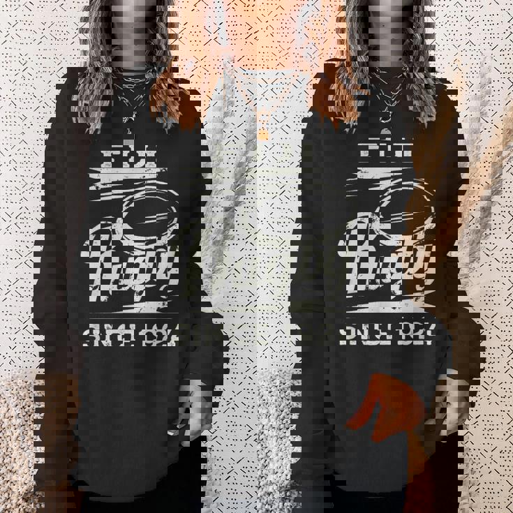 ヴィンテージ フィジー ラグビー 1924年以来 スウェットシャツ 彼女への贈り物