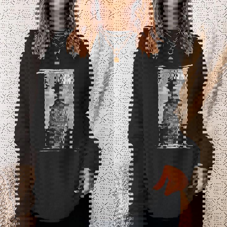 ヴィンテージ ラッパー ミュージック レトロ ヒップホップ ラップ スウェットシャツ 彼女への贈り物