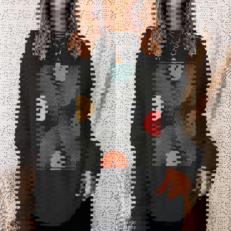 ヴィンテージ レトロレコード レコード モダンアート スウェットシャツ 彼女への贈り物