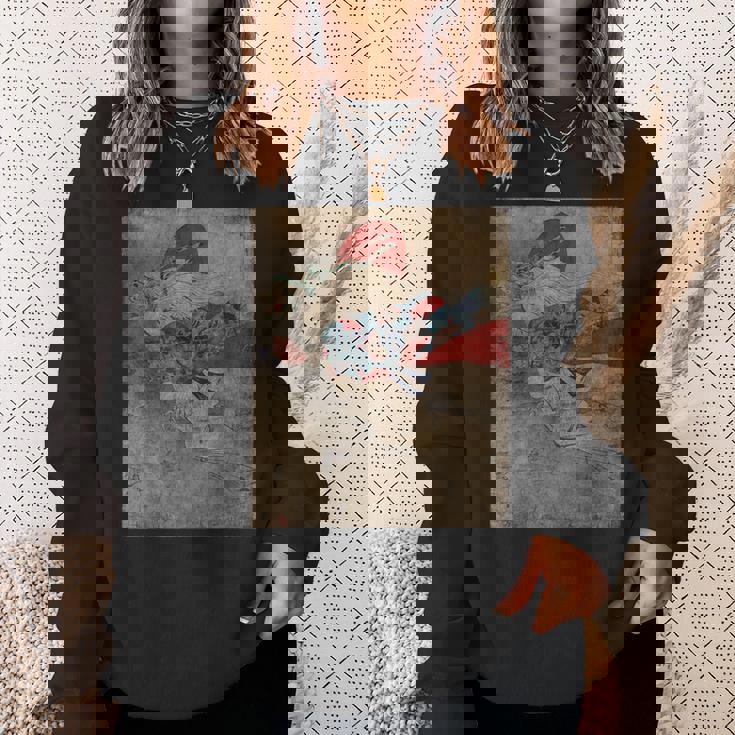 ヴィンテージ 日本の妖怪鬼 幽霊 ゴースト スウェットシャツ 彼女への贈り物