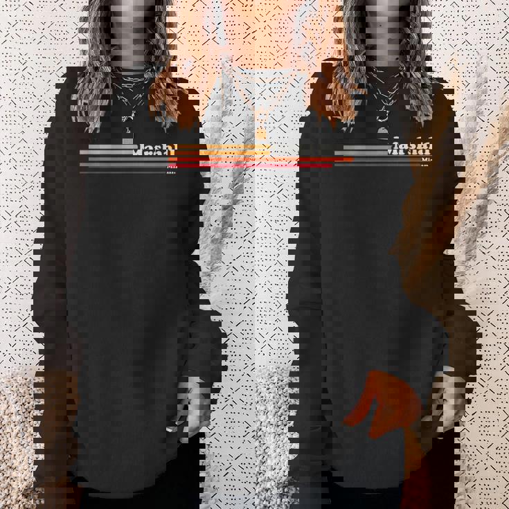 ヴィンテージ1980年代グラフィックスタイルマーシャルミネソタ州 スウェットシャツ 彼女への贈り物