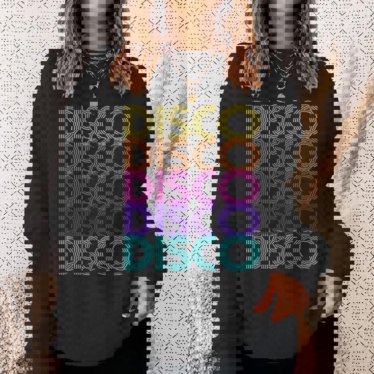 ヴィンテージスタイル ダンシング レトロ ディスコ スウェットシャツ 彼女への贈り物