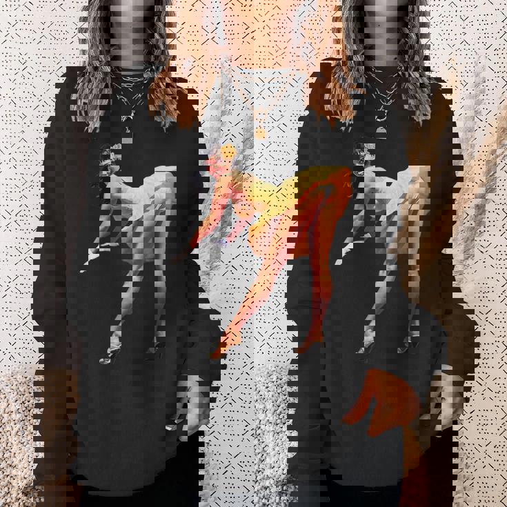 ヴィンテージピンナップガール、セクシードレス。メンズ、レディース。 スウェットシャツ 彼女への贈り物