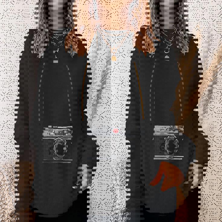 ヴィンテージフィルムカメラ スウェットシャツ 彼女への贈り物