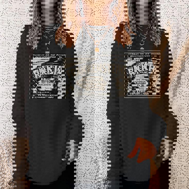 ヴィンテージホラー映画モンスター ハロウィン フランケンシュタインモンスター スウェットシャツ 彼女への贈り物