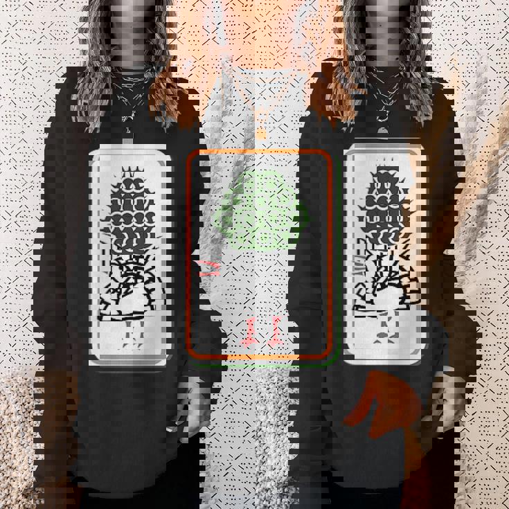 一索 麻雀 牌 おもしろ グッズ 服 面白いtシャツ 文字入り 面白い 文字 ネタ レトロ麻雀愛好家へ スウェットシャツ 彼女への贈り物