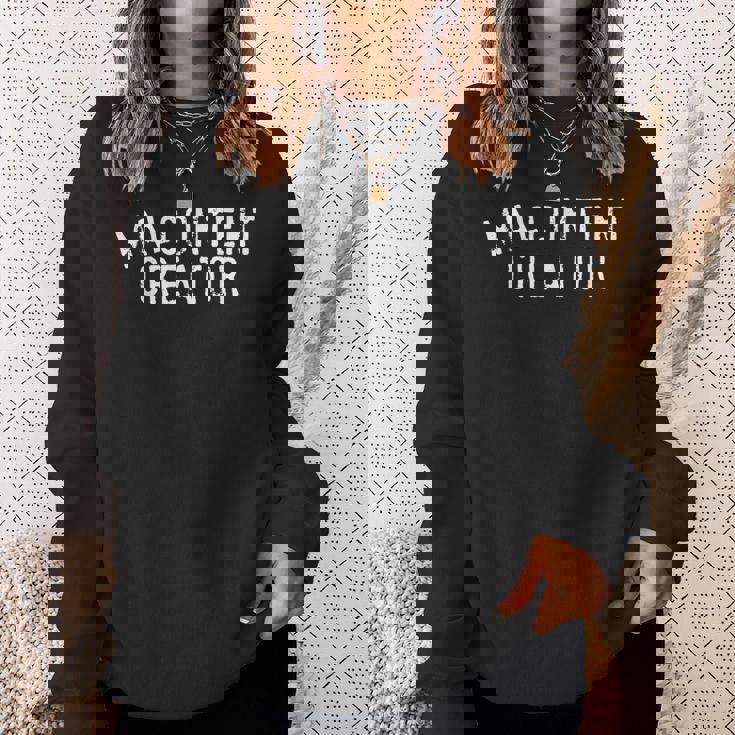 不満クリエイター 不満クリエイター スウェットシャツ 彼女への贈り物