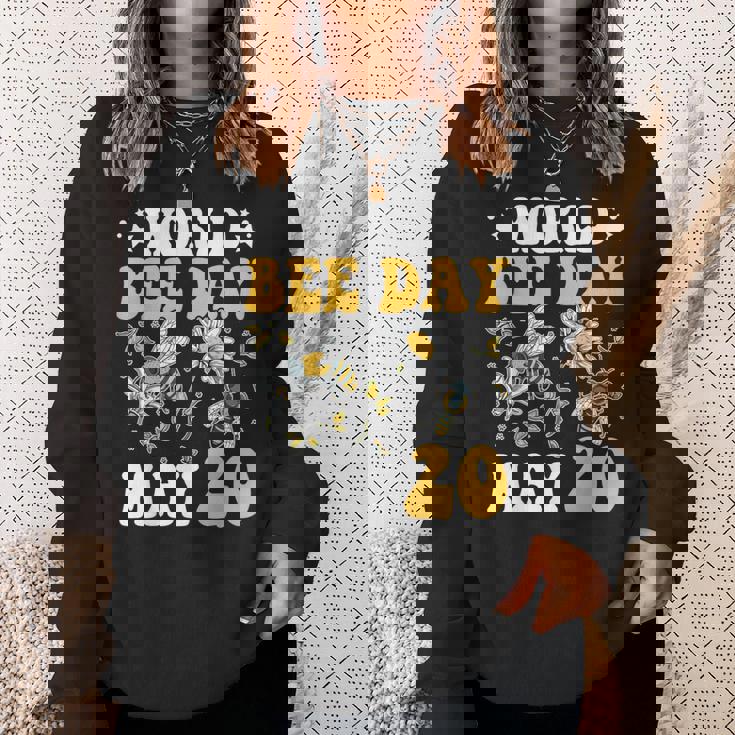 世界ミツバチの日 ミツバチ スウェットシャツ 彼女への贈り物