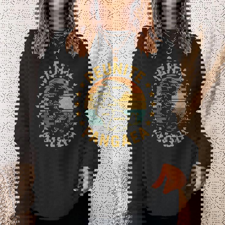 世界地図史 地質学 地球地質学者 再会 パンゲア スウェットシャツ 彼女への贈り物