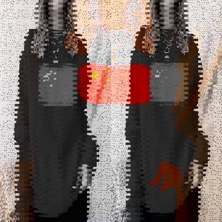 中国中国の国旗 スウェットシャツ 彼女への贈り物