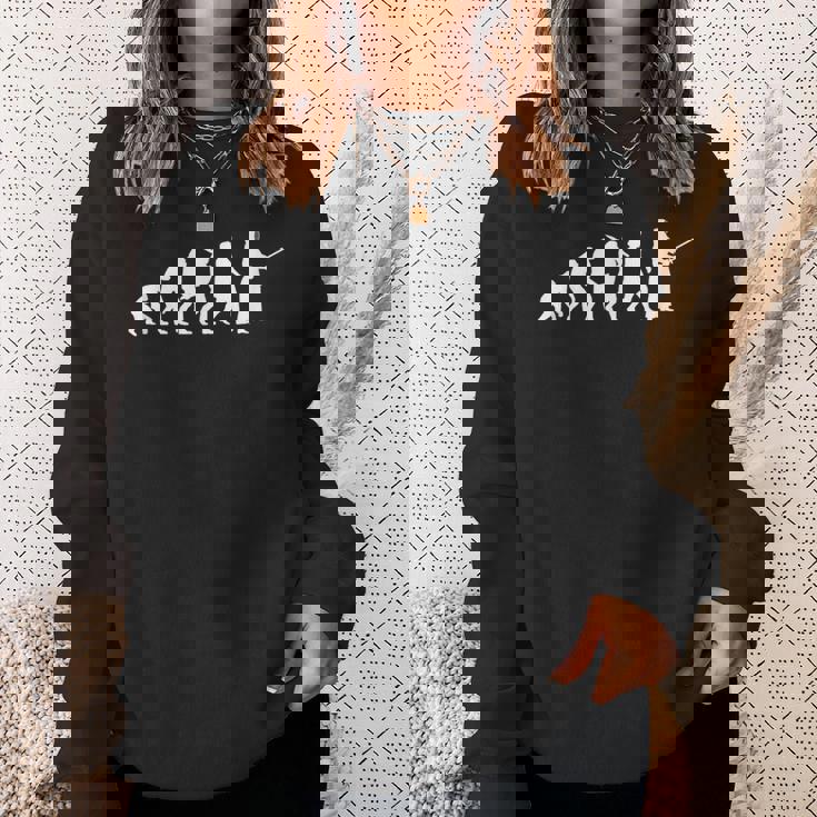 人類の進化 剣道 武道 剣道好き 趣味 剣道部 剣道サークル 鉄剣道 剣術 エボリューション スウェットシャツ 彼女への贈り物