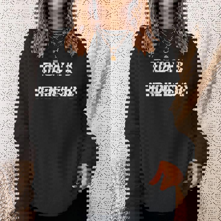 今日は水曜日 スウェットシャツ 彼女への贈り物