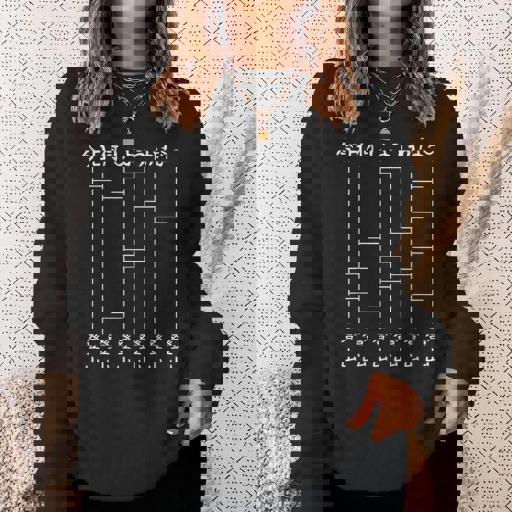 今日何しようかな 登山 あみだくじ おもしろ 面白い ギャグ ネタ ウケ狙い 笑える スウェットシャツ 彼女への贈り物