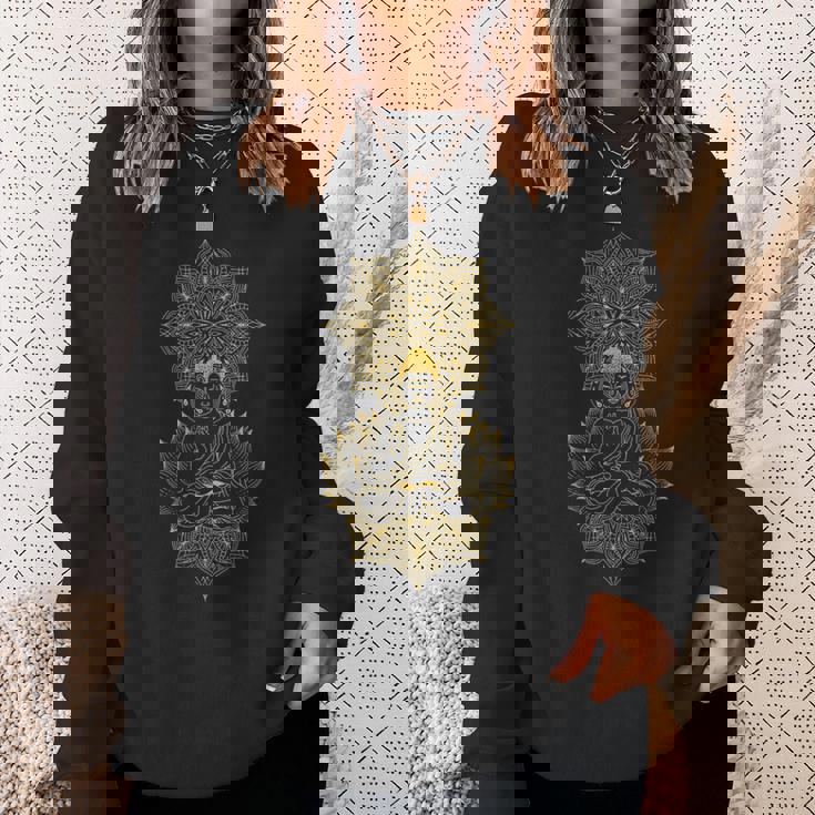 仏像デザイン スウェットシャツ 彼女への贈り物