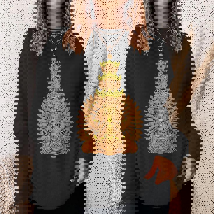 仏教 観音菩薩 スウェットシャツ 彼女への贈り物