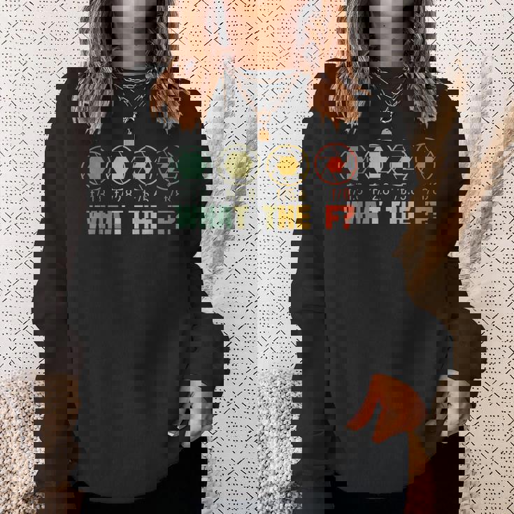 何のf？写真面白い写真家のカメラの絞り スウェットシャツ 彼女への贈り物