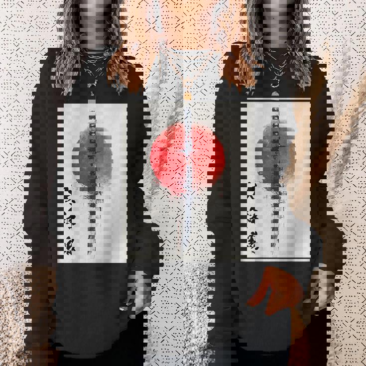 侍 日本魂 忍者 日本刀 スウェットシャツ 彼女への贈り物